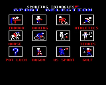 Sporting Triangles (1989)(CDS)(Disk 1 of 3)[h TSTH] screen shot game playing